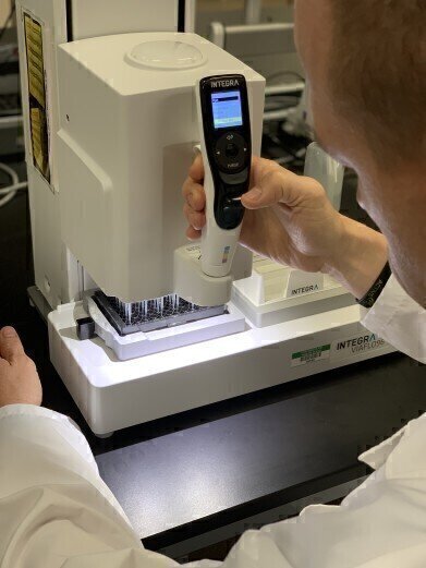 Increasing throughput with INTEGRA’s VIAFLO 96 channel pipette